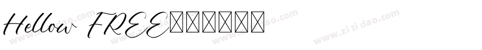 Hellow FREE字体转换